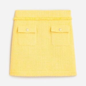 J.Crew Patch-pocket mini skirt in tweed BV900